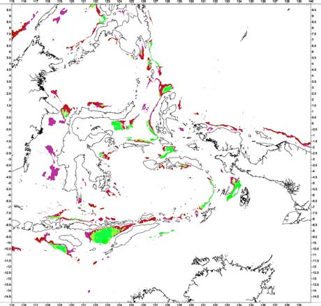 Bouguer gravity anomaly classification of the Savu Basin